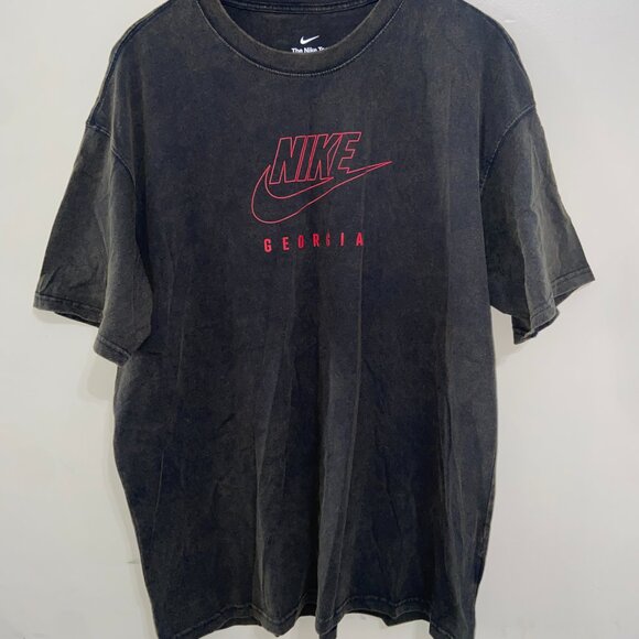 Nike Georgia Bulldogs UGA Football Heavyweight Tee Shirt DV8548-010 Mens NEW - Picture 8 of 10